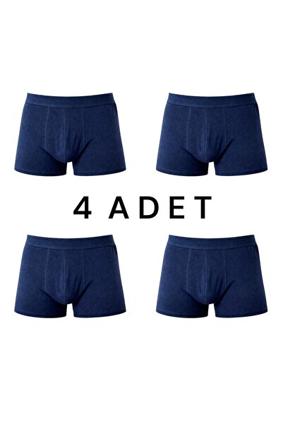 MİSSEMMA Men's 4 Boxers 4 Pieces (No Rash)