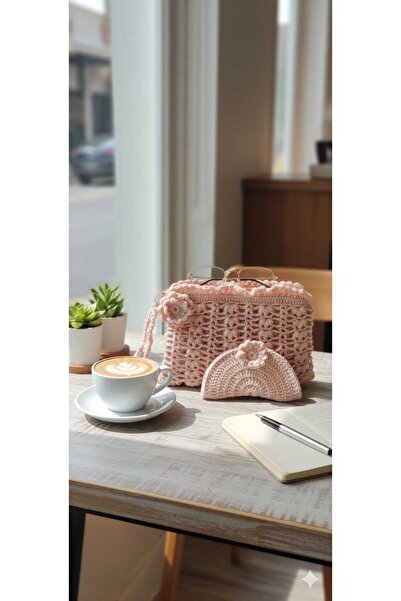 ESU ACCESSORY ESU PUDRA EL ÖRGÜSÜ ORGANIZATÖR ÇANTA VE GÖZLÜK KILIFI