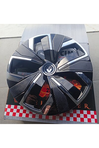 Universal Renault Megane Uyumlu 15 inç Krom Çıtalı Jant Kapağı 4'lü Takım Amb...