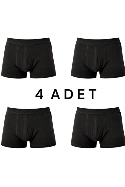 MİSSEMMA Men's 4 Boxers 4 Pieces (No Rash)