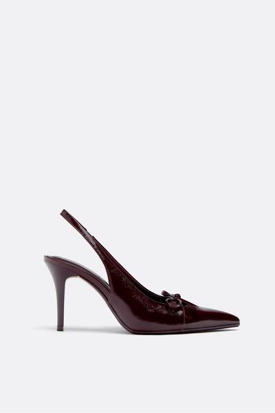 Stradivarius Bow heel shoes