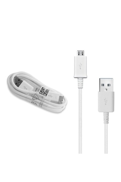 OEM Data and charging cable, ECB-DU4AWE, Micro Usb for Samsung, 1m, White