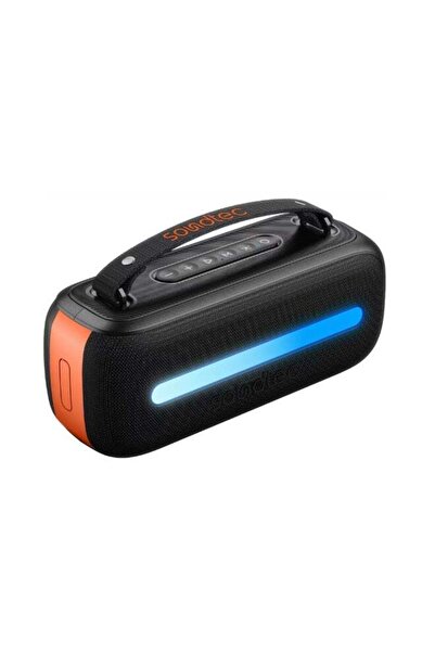porodo مكبر صوت Soundtec Gala Lite المحمول بتقنية RGB مع ميكروفون لاسلكي