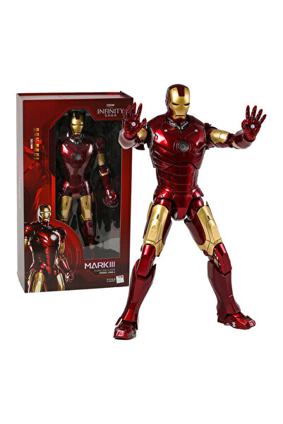 ZDTOYS Iron Man Mark 3 (III) Işıklı ve Hareketli Premium Figür - Dev Boy 36 CM