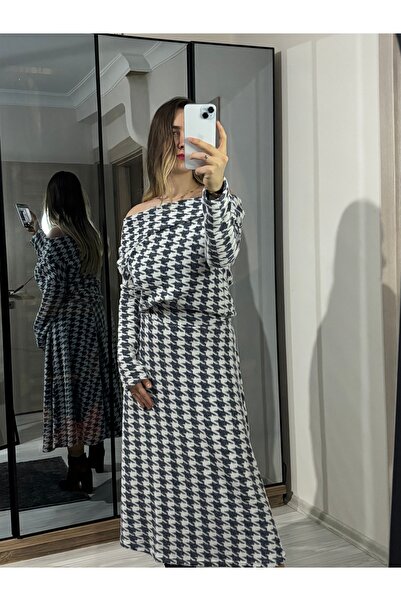 ELA Yumoş Knitwear Skirt Set