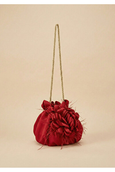 Fancy Closet Red bag with gold strap