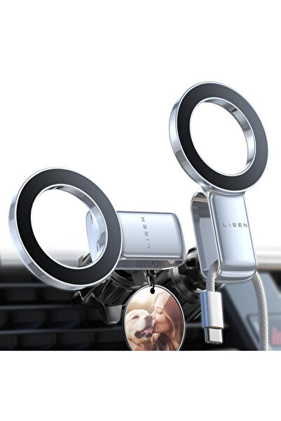 LISEN Suport magnetic pliabil pentru telefon auto
