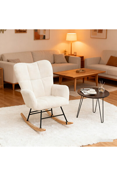 Bleco A Nordic-style home rocking chair, a rocking chair that has become very...