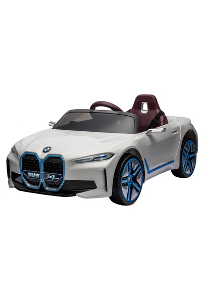 Premierkids Premier BMW i4 electric car, 12V, EVA rubber wheels, eco-leather ...