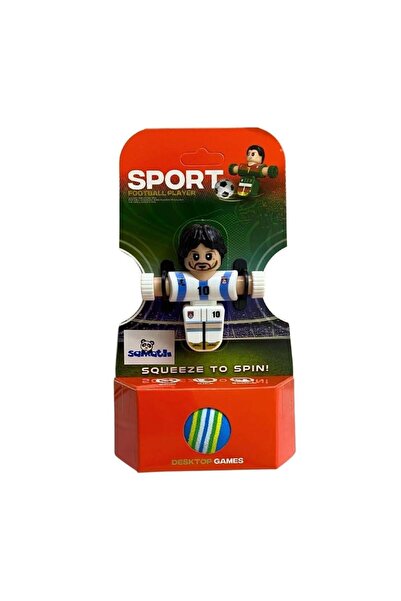 Desktop Games Tek Sporcu (10Ç) - Bas-Döndür Mini Masaüstü Futbol Oyunu