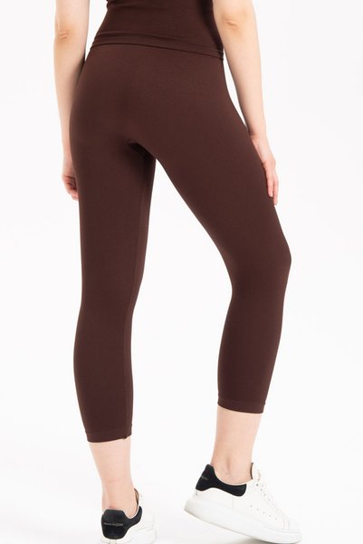 JOLT Shaping / Sculpting Effective High Waist Seamless Capri Leggings