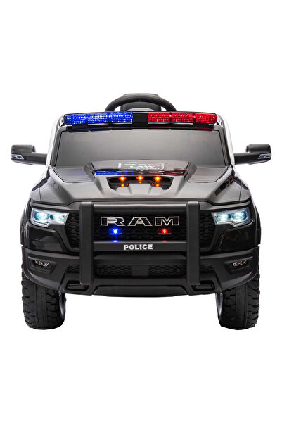 Premierkids Electric car Premier RAM 1500 RHO Police, 12V, EVA rubber wheels,...