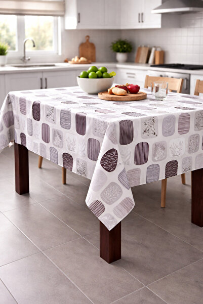 Ozsport Hygienic Oilcloth Tablecloth – Waterproof, Stain-Resistant, Easy to C...