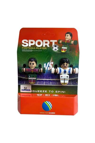 Desktop Games Çift Sporcu (7R-10Ç) - Bas-Döndür Mini Masaüstü Futbol Oyunu
