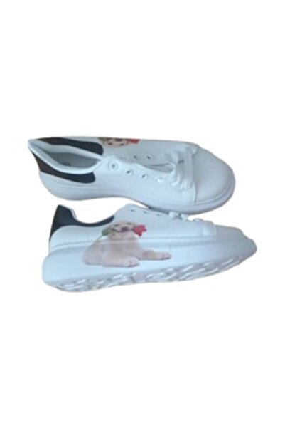 OEM Pantofi sport pentru femei, piele ecologică, alb, mărimea 39 EU