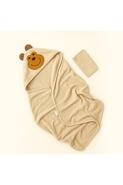 Pofidik Baby %100 Pamuk Yumuşak Figürlü Kız-Erkek Yenidoğan/Bebek Banyo Havlu...