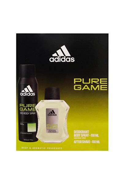 adidas MEN PURE GAME AS100ML+DEO SPRAY150ML SET CADOU