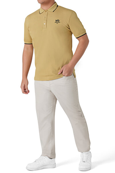 SilverStone Men's polo collar t-shirt, casual style, short sleeves