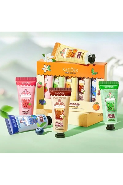 SADOER Nourishing and moisturizing hand cream in various scents, 5 x 20g packs