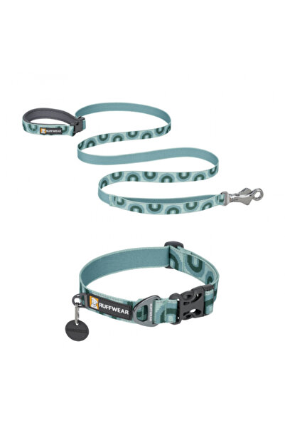 Ruffwear Lesă + Zgarda Crag Grassy Oxbow