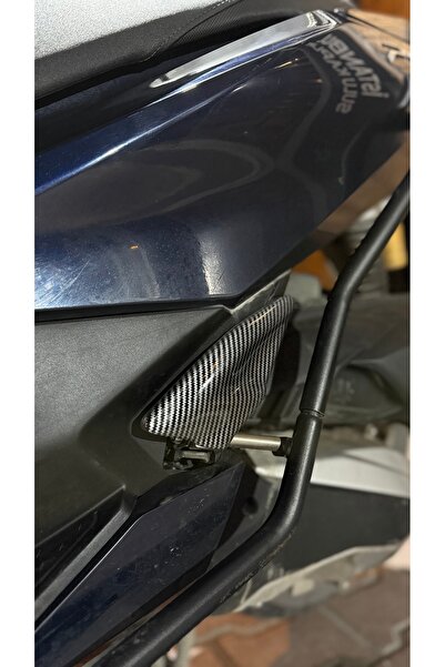 İ.S.K.STORE Pcx 2025 sag sol basamak üzeri karbon desen koruma kapak