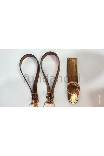 fundahobi Parla Dil Covered Bag Strap Set - Brown