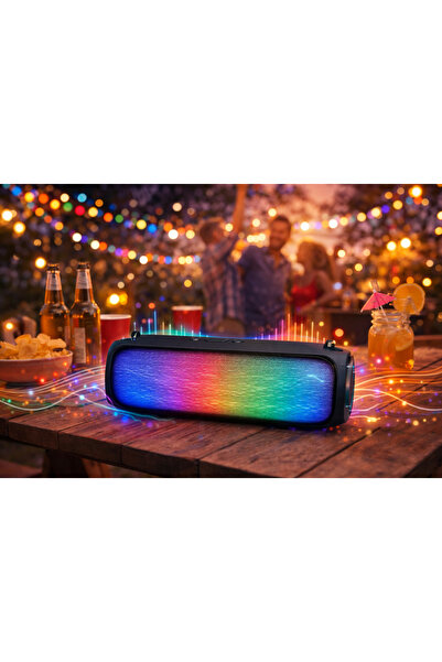 IRILIS Portable wireless Bluetooth speaker, with USB and Type-C charging, wat...