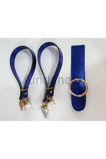 fundahobi مجموعة أحزمة حقائب بارلا مع أغطية للحقائب - أزرق