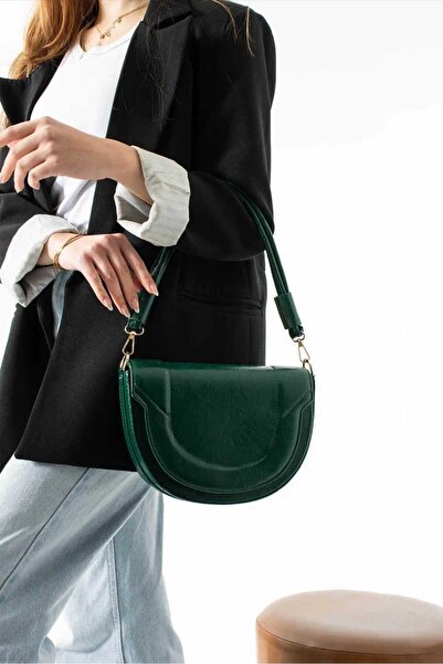 ÖZÜM TAKI Women's Cross Shoulder Bag Green