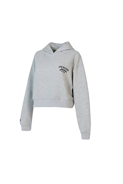 New Balance WNH1639 Gri Kadın Sweatshirt