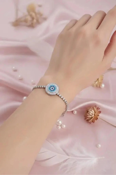 Dorvina Nazar Model Zircon Stone Silver Color Elevator Waterway Bracelet Does...