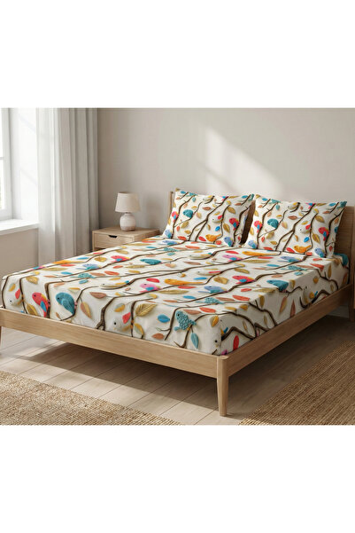 femmhome 5D Digital Printing |   Elastic Sheet Set |   100% Cotton |   Exclus...