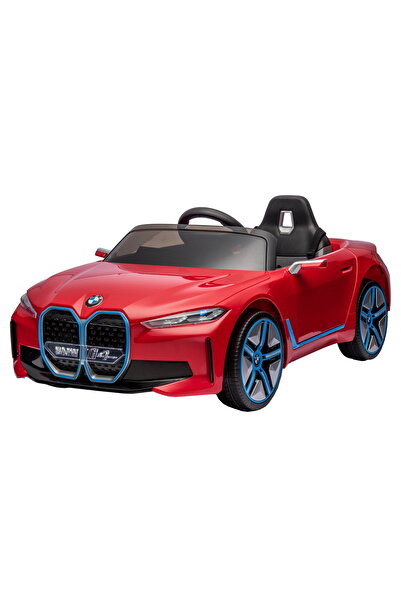 Premierkids Premier BMW i4 electric car, 12V, EVA rubber wheels, eco-leather ...