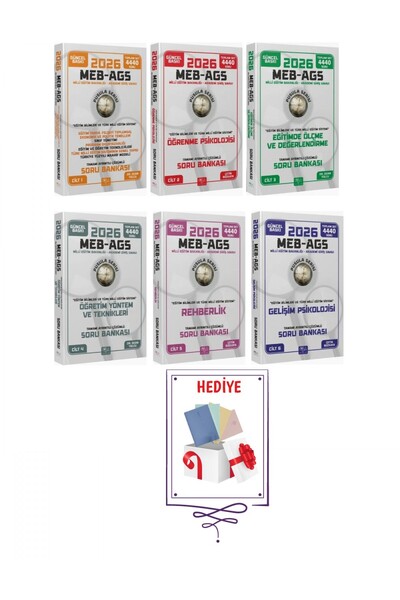 CBA Akademi CBA Yayınları 2026 MEB-AGS Eğitim Bilimleri Tüm Dersler Soru Bank...