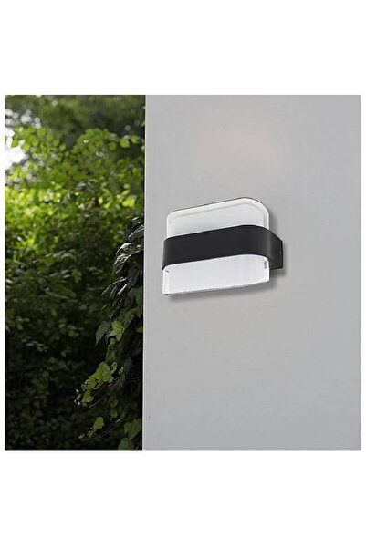 Hummer Outdoor wall light, black color, yellow light color, 10 watts