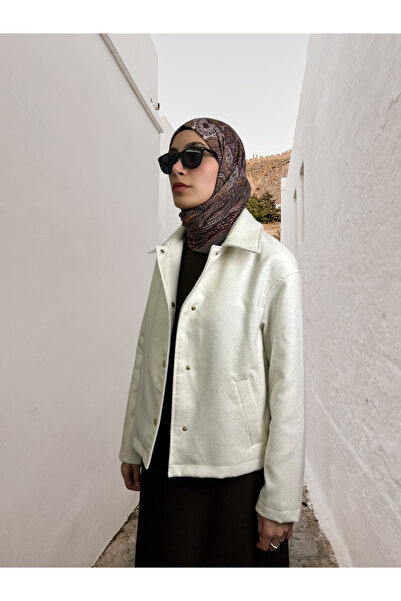 YAZENİ Şık Kadın Kaşe Ceket