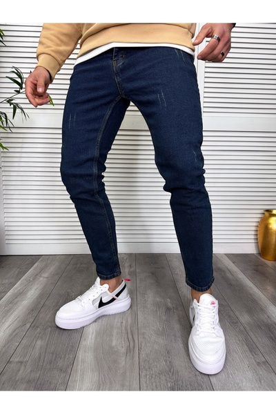 dehaine Men's jeans, Slim Fit, with scratches, comfortable, lycra, 3092