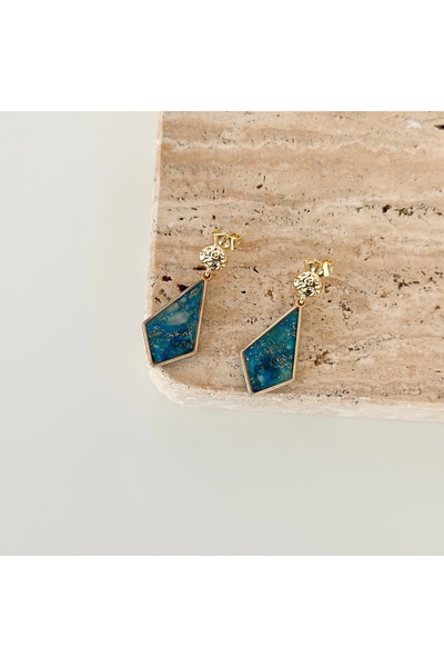 Vesce Atelier Lapis Esintisi Handmade Earrings