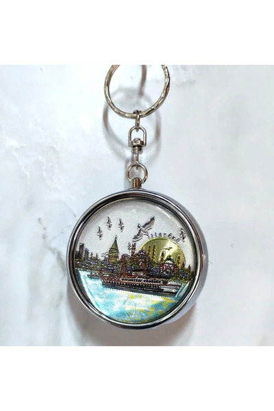 Fırsatkolik Istanbul Themed Pocket Ashtray Keychain Alk4053