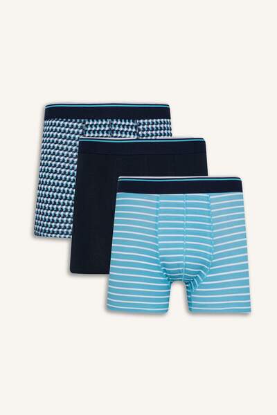 DeFacto Regular Fit Printed 3-Pack Boxer