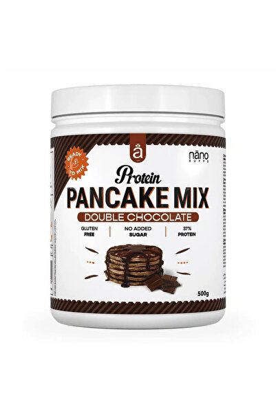 Nano Supps مزيج بان كيك بروتين ٥٠٠ غرام، شوكولاتة مزدوجة