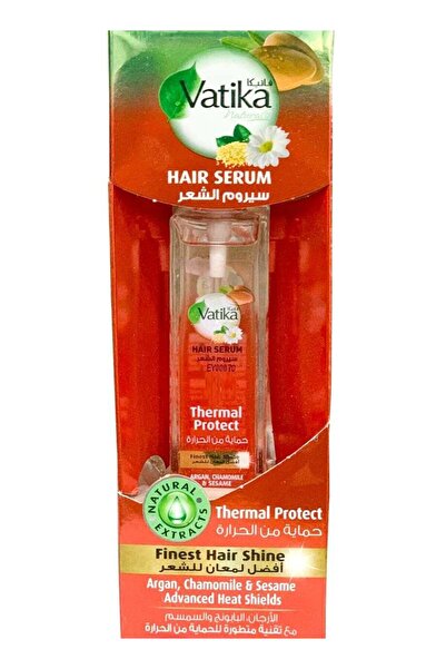 Vatika Hair Serum Thermal Protect Argan Chammomile,Sesama 47Ml/Thermal Protec...