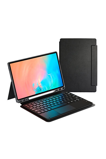 Fogy Samsung Galaxy Tab S11 Ultra ile Uyumlu Keyboard Bluetooh Bağlantılı Sta...