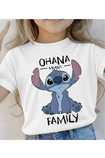 New Shine TRICOU UNISEX PENTRU COPII CU IMPRIMEU STITCH