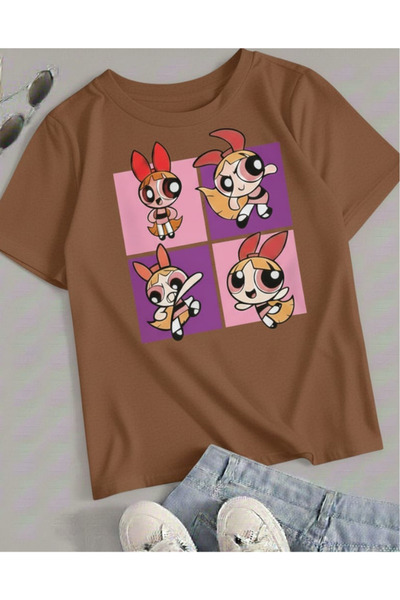 New Shine TRICOU UNISEX IMPRIMAT PENTRU COPII POWER PUFF GIRLS