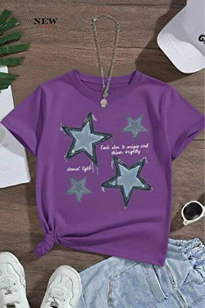New Shine UNISEKS DEČJA ODEĆA SA ZVEZDASTIM ŠARAČEM T-shirt