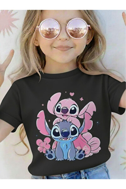 New Shine TRICOU UNISEX PENTRU COPII CU IMPRIMEU STITCH