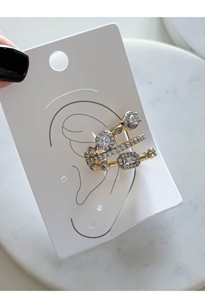 CHARMLUCKY BAGET TAŞ EARCUFF