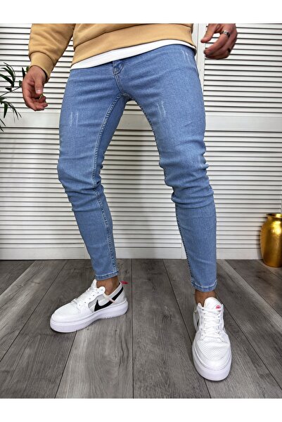 dehaine Men's jeans, Slim Fit, with scratches, comfortable, lycra, 3732