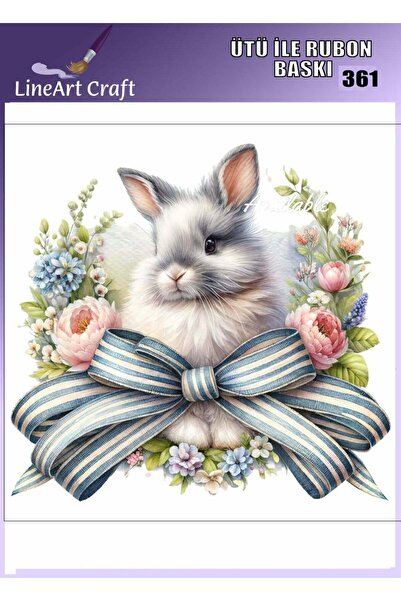 LİNEART Iron-On Rub on Print Transfer No:Rb361-30X30Cm